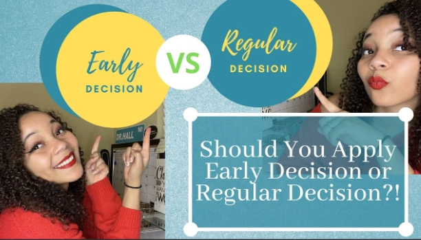 regular decision college applications