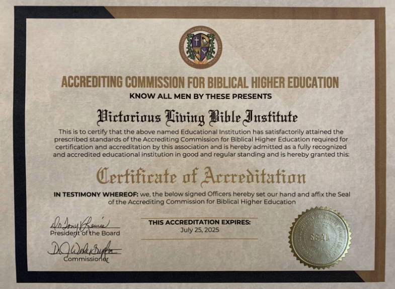 U.S. Department of Education Accreditation list